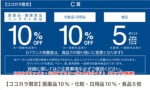 ココカラファイン・公式アプリクーポン入手ガイド！（サンプル画像）