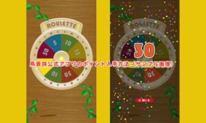 鳥貴族公式アプリのポイント入手方法（サンプル画像）