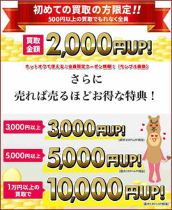 ネットオフで使える!会員限定クーポン情報!(サンプル画像)