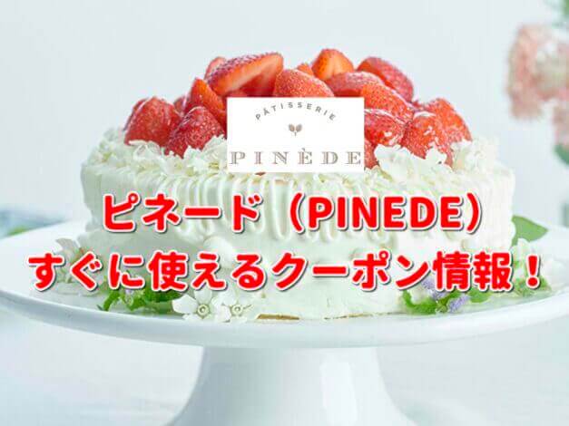 ピネード（PINEDE）クーポン最新情報！