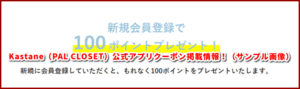 Kastane（PAL CLOSET）公式アプリクーポン掲載情報！（サンプル画像）