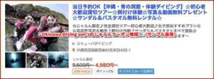 Okinawa Diving sun’sのじゃらんクーポン情報！（サンプル画像）