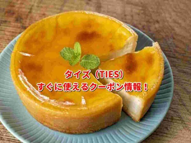タイズ（TIES）クーポン最新情報！