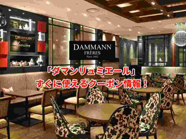 ダマンリュミエール（DAMMANN lumiere ）クーポン最新情報！