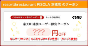 ピソラ(PISOLA)のぐるなびクーポン情報!(サンプル画像)